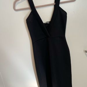 Tight black dress from Missguided